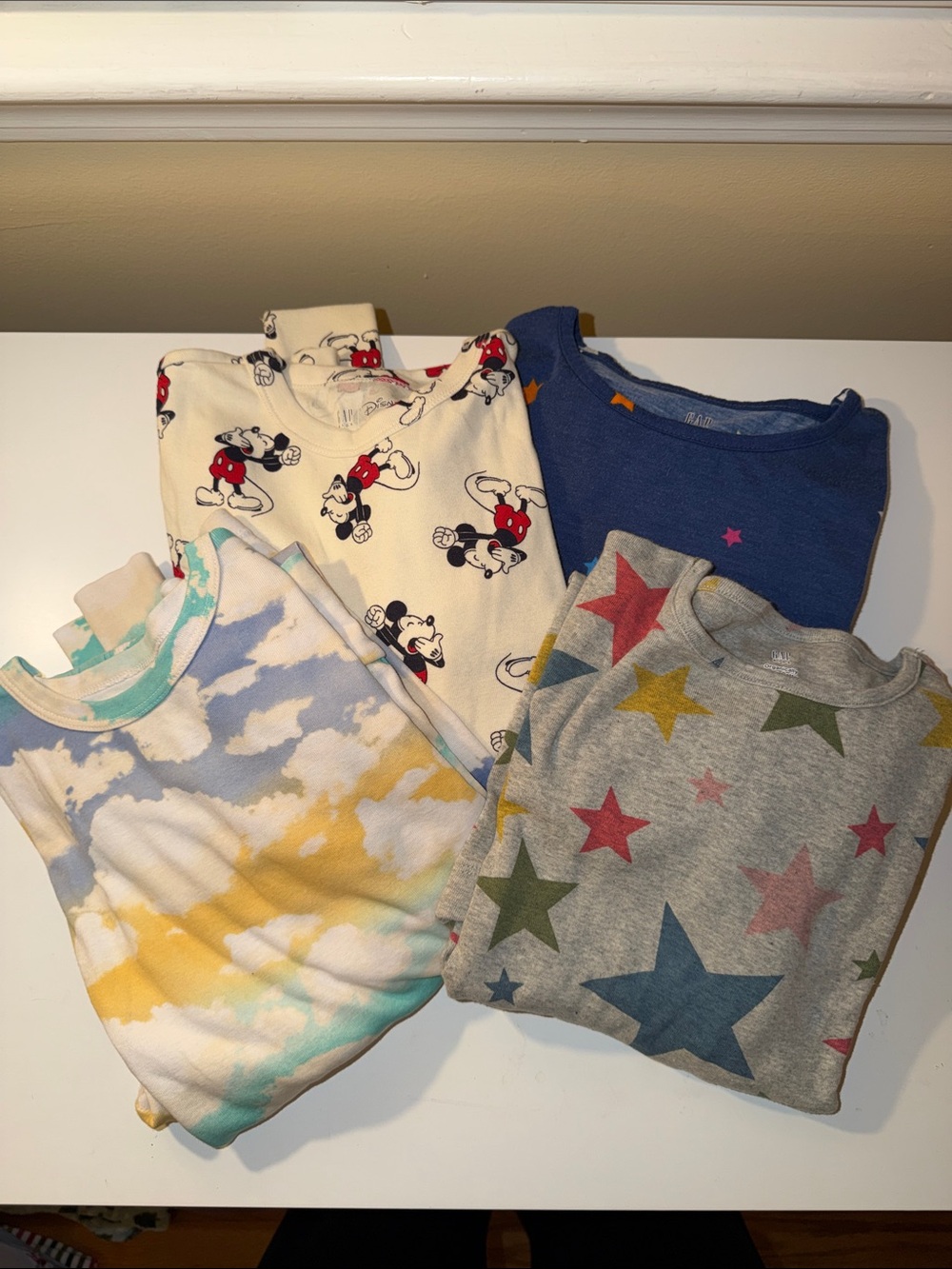 Set of 4 Girls Pjs - Size 14 Gap